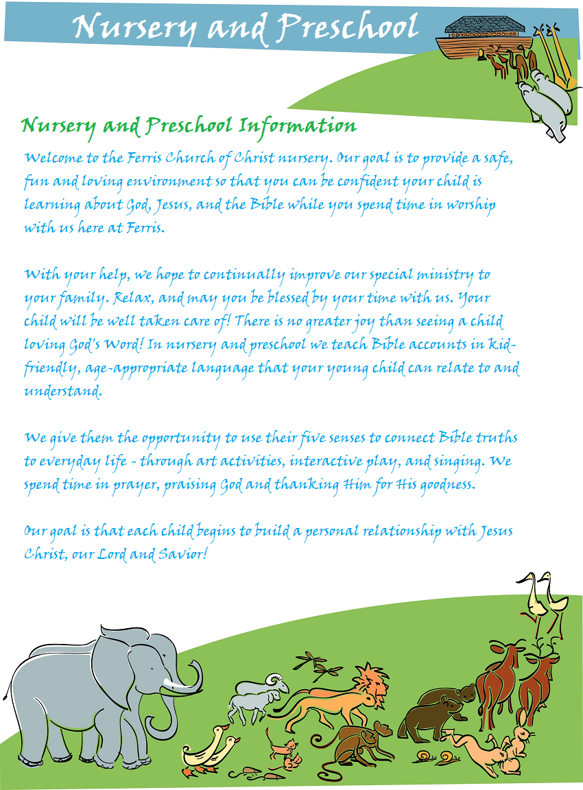 Nursery Info